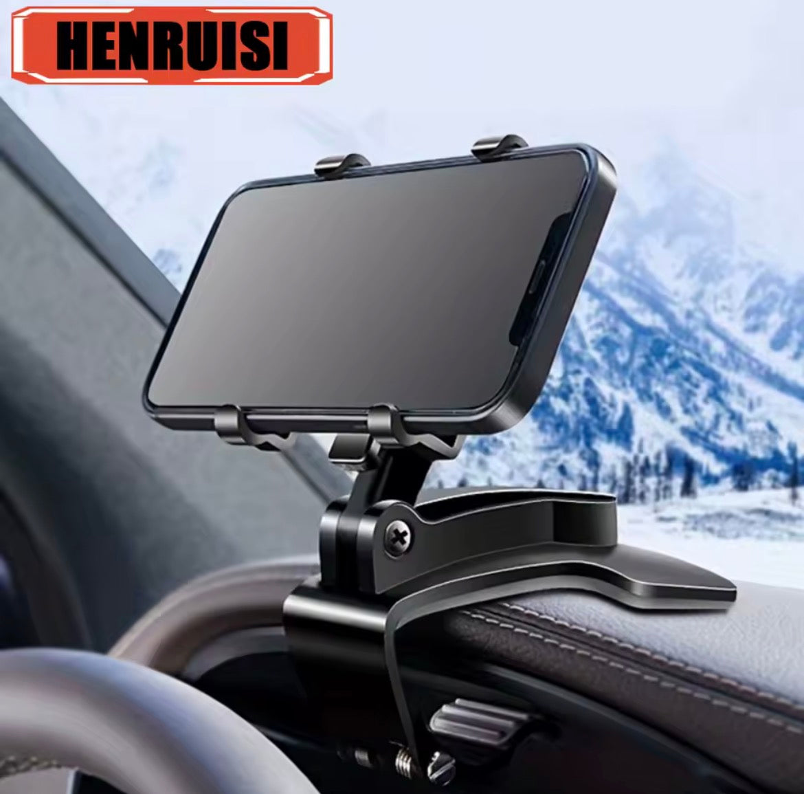 Universal 360° Rotation Car Phone Holder Stand Car Dashboard Clip Mount GPS Navigation Bracket For iPhone Samsung Xiaomi Huawei